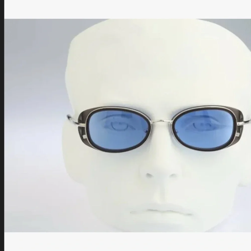 Jean Paul Gaultier Blue and Gold Sunglasses - Picture 6 of 7